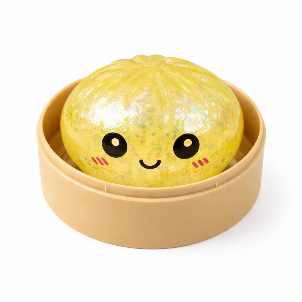 Expressive Big Dumpling Squishy Stress Relief Toy, Soft TPR, Random Style, Valentine & Easter Gift for Kids
