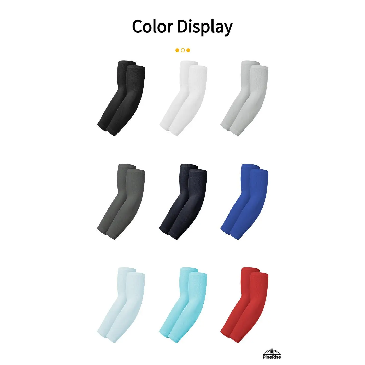 Universal Outdoor Sun Protection Ice Arm Sleeves Trending Summer Sports Accessory Niche Seamless Cooling Arm Guards Anti UV Soft Skin-friendly For Cycling Camping Running Driving Hiking All Outdoor Activities