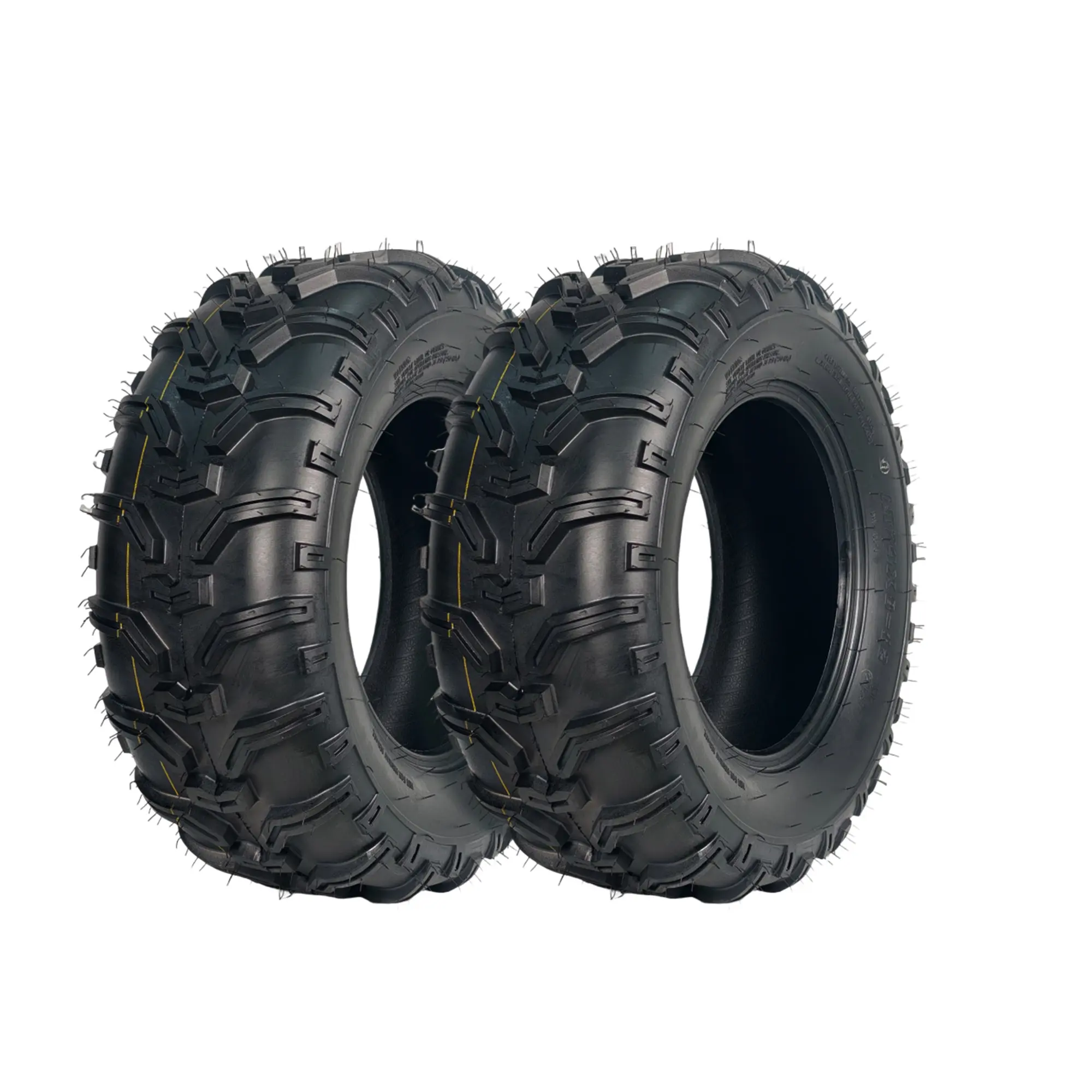Garvee New Upgraded 2pcs AT24X8-12 24x8x12 ATV Tires, 6-Ply Heavy Duty All Terrain Tires - Set of 2 for Trail, Mud, Sand | Replacement for ATV/UTV Lawn Mower Tire Off-Road Use Only