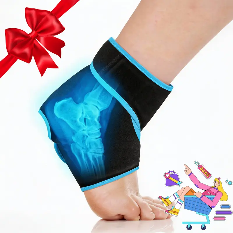 Ankle ice pack sleeve, foot gel ice pack, dual-purpose hot and cold gel compress sleeve Ankle ice pack sleeve, foot gel ice pack, dual-purpose hot and cold gel compress sleeve