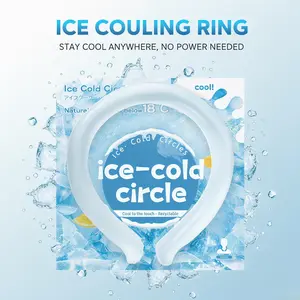 Neck Cooling Tube with Insulated Bag, Wearable Ice Ring Cooler for Hot Weather, Sports & Outdoor Leisure Body Cooling Accessory