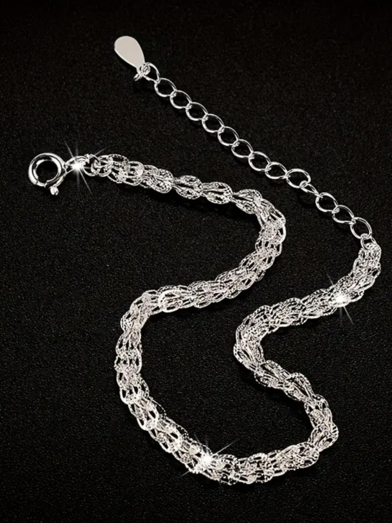 S925 Sterling Silver Fashion Phoenix Tail Design Bracelet, Fashion Jewelry for Party, Daily Clothing Decor, Trendy All-match & Exquisite Jewelry for Birthday Gift, Elegant Jewelry Bracelet