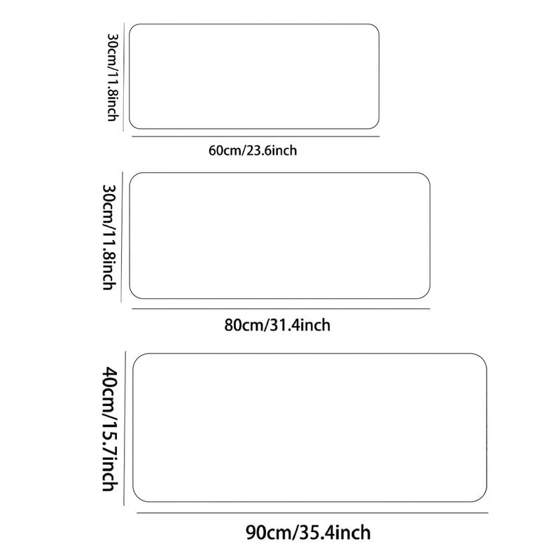 Cherry Blossom Pattern Mouse Pad, 1 Count Oversized Thickened Non Slip Rubber Base Mouse Mat for Office Laptop, Desk Pad Protector for Office and Home, Gaming Desk Accessory