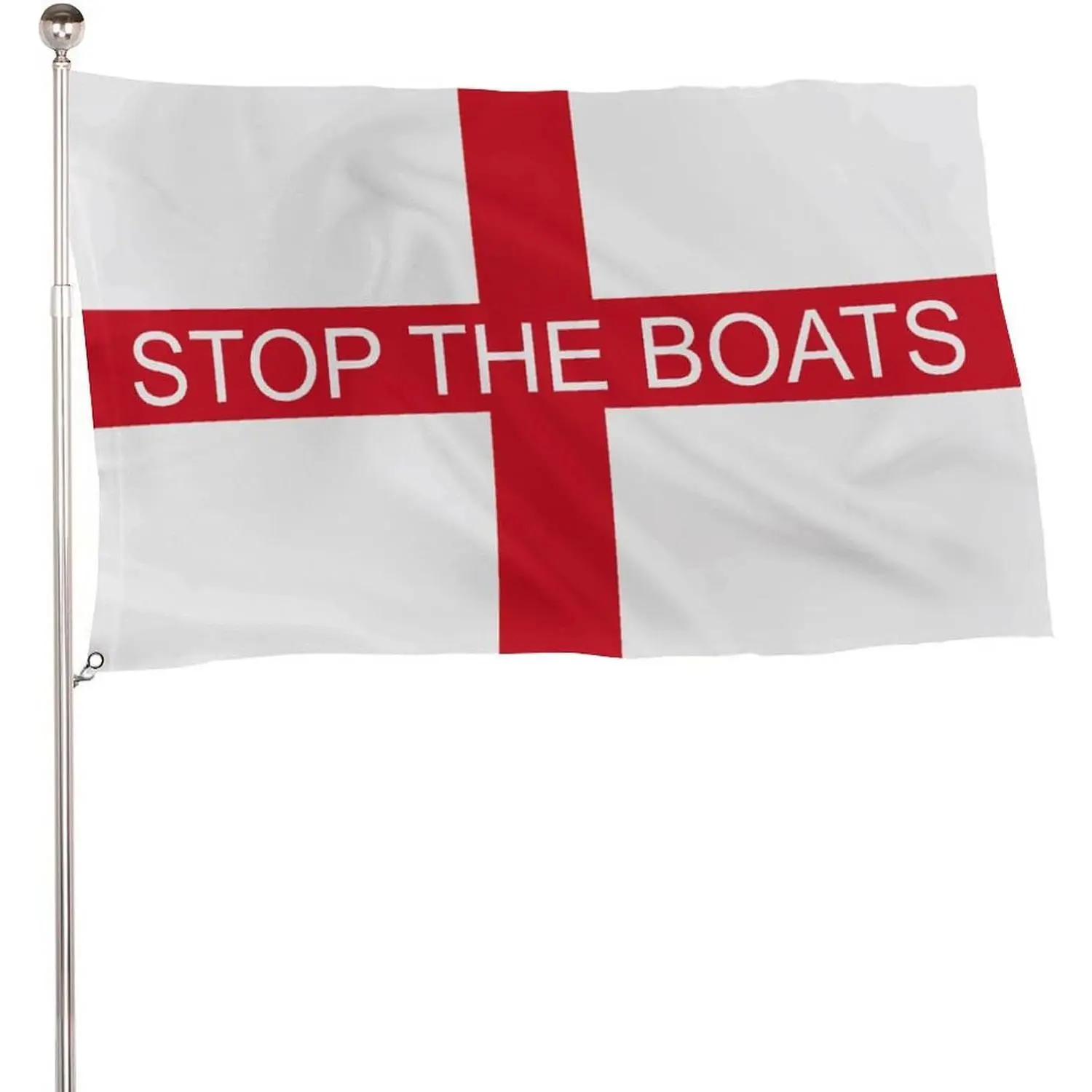 England Flag Banner, 5x3 ft Lightweight 115D Polyester Flag with 2 Metal Eyelets for Home & Festive Decor, Banners