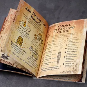 77 Pages Witchcraft Grimoire Pages Book of Shadows Kit with Moon Phases Herbal Lore Spells Gothic Dark Academia Witch Journal Perfect for Modern Witches Wiccans and Spiritual Seekers