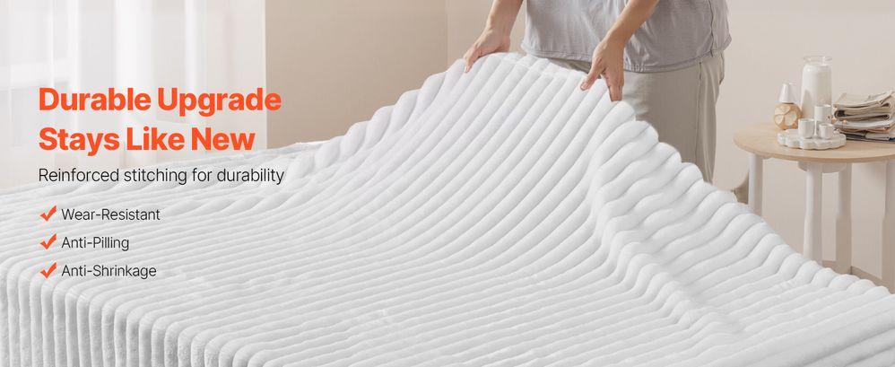 Fleece Throw Blanket Super Soft Lightweight Plush Warm 50x60 Inch/1270x1524 mm