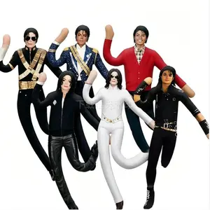 Michael Jackson Cosplay Prop Doll Plush StuffedFigure Dolls Room Decoration Abstract Joint Mobility  MJ cosplay Halloween party
