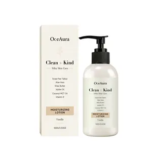 Vanilla Moisturizing Body Lotion owns light fresh texture that spreads effortlessly on skin. It locks long-lasting hydration and tenderly cares for dry body skin, bringing soft silky finish for your daily full-body skincare routine