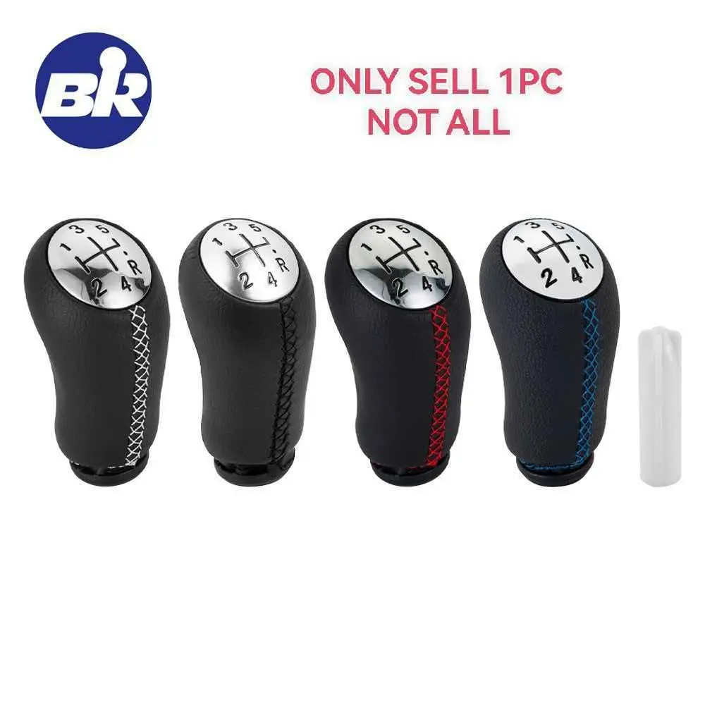 Hand-stitched Leather Gear Shift Knob Cover (5-Speed ​​Manual) – Custom Fit for Renault ClioMk3, Megane Mk2, Scenic Mk2