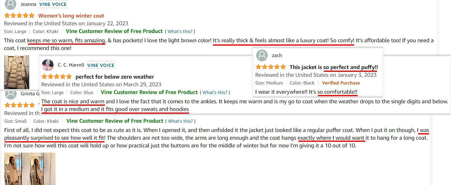 FMEYOA Women's Quilted Lightweight Puffer Jacket Thickened Long Spring Winter Coats Zip Up Baggy Down Outerwear EL3217