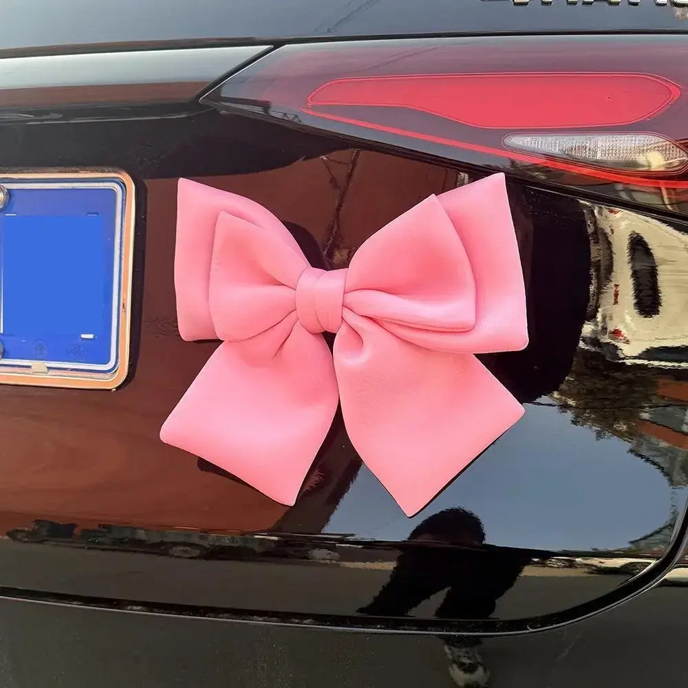 Women's Cute Car Bow Decor - Girly Car Accessories, Waterproof Vehicle Decoration, Exterior Accessories for SUV, Sedan & Motorcycle, Daily Driving & Photo Styling Ornament, Car Accessories Cute Car Decals Car Sticker Decal
