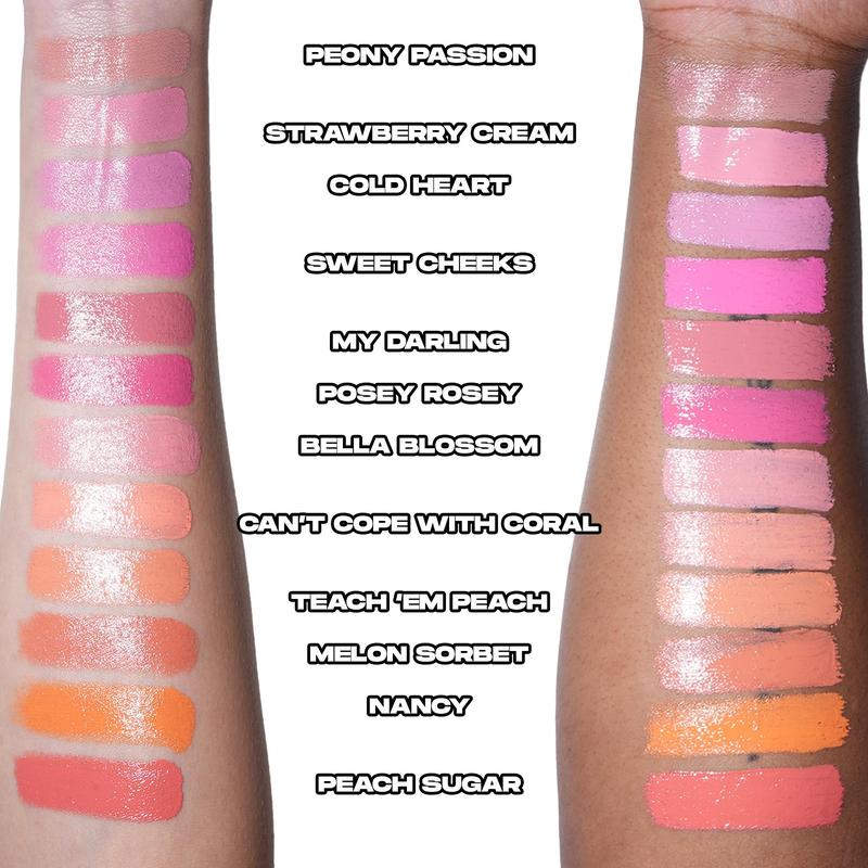 [Made by Mitchell] Curve Case Collective XL - 24-Shade All-in-One Cream Blush Palette for Sculpted & Glowy Cheeks from Soft to Neon Looks