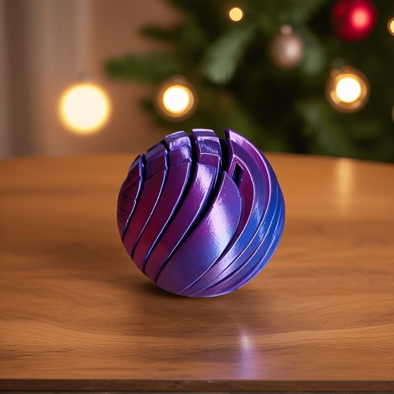 3D Printed Slime Ball Fidget Toy, Office Toy, Desktop Ornament, Deformable Stress Ball, Suitable for Office And Living Room Sensory Decor, Ideal Travel Companion for Train/Car Journeys, Perfect Gift for Christmas And Holidays