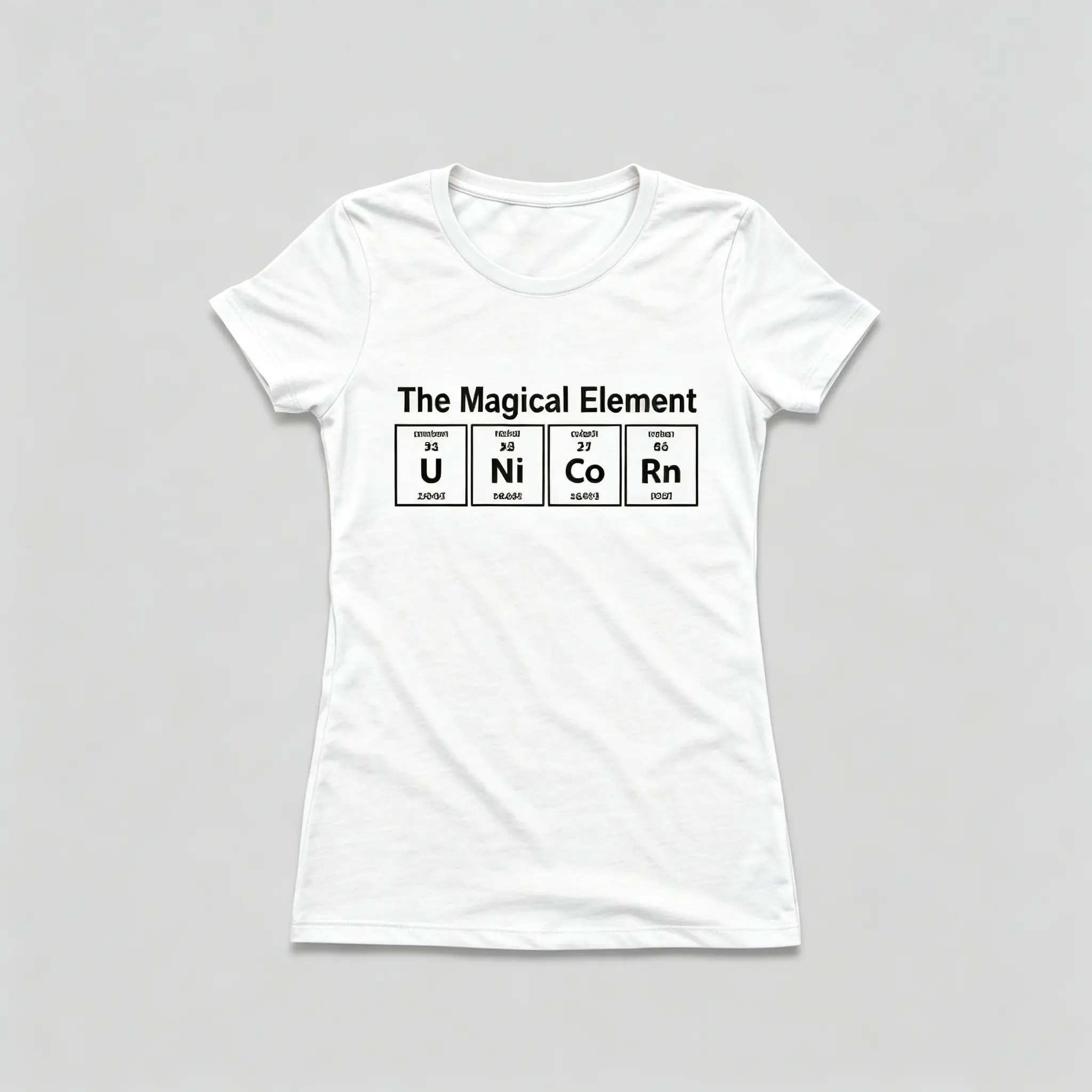 Womens Unicorn The Magical Element T Shirt Funny Science Tee Funny Womens T Shirts Cute Vintage Fashion Casual Ladies T-Shirt Gift Unicorn Tops for Women Funny Science Top Women's Novelty Tees Purple -