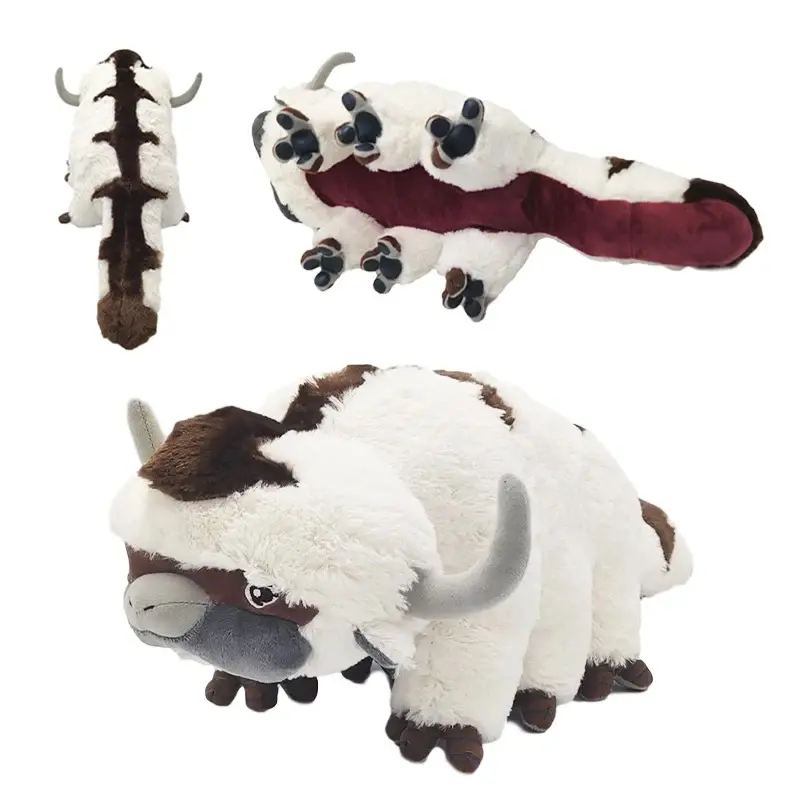 @45-53cm Anime Avatar the Last Airbender Appa Plush Toys Avatar Appa Momo Plush Soft Stuffed Dolls Toy Gifts for Children Kids