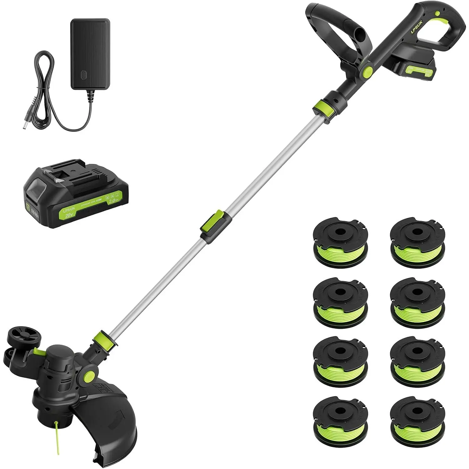 12-in Cordless String Trimmer/Edger, 20V 2.0Ah , Auto Line Feed