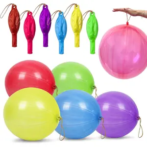 30 Pack Punch Balloons Easters Basket Stuffers for Kids - Easter Eggs Fillers for Goody Bag Party Favors - 18'' Large Thick Latex Neon Rubber Heavy Duty Balloons - Easter Eggs Stuffersfidget toys