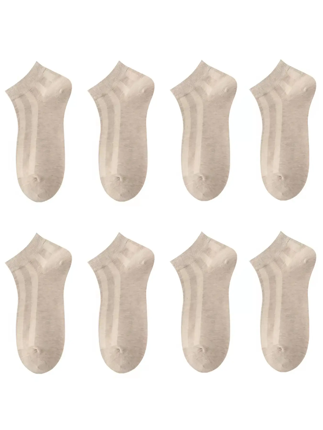 8 Pairs Unisex Breathable Mesh Ankle Socks, Comfortable High Elastic Sport Socks, Ideal for Daily Wear, Men and Women