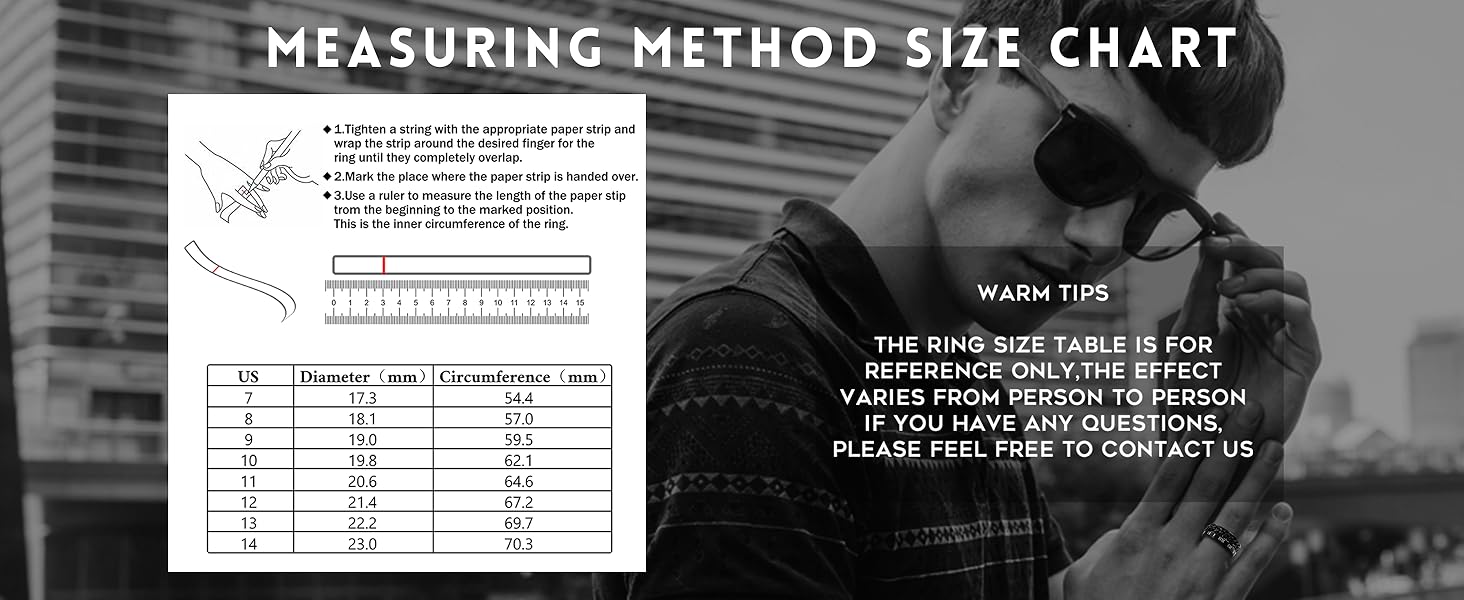 Besteel 16Pcs Stainless Steel Fidget Rings for Men Women&Boys Girls Stress Anxiety Relief Rings Black Cool Chain Band Spinner Rings Set for Wedding Promise Mens Rings Pack