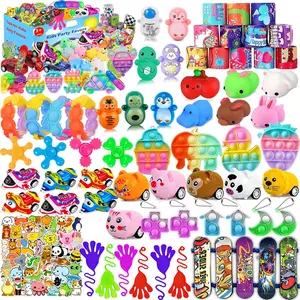 124 Pcs Party Favors  Kids 4-8, Birthday Gift Toys, Goodie Bag Stuffers, Treasure Box Carnival Prizes, Gifts Classroom, Pinata Bags Filler Boys and Girls 8-12