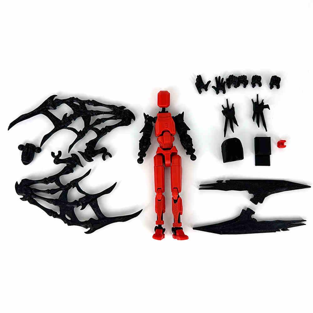 3D Printed Dummy Bloody Warrior Series Shf Toys Action Figures Anime Multi-Jointed Shapeshift Mannequin Model Without Base