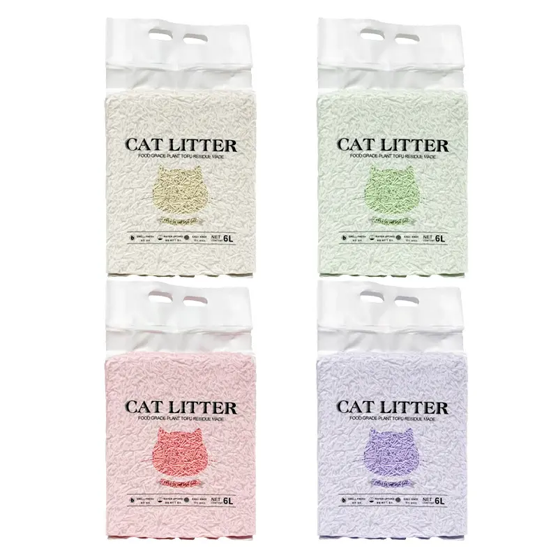 2kg Tofu Cat Litter, Low Dust & Clumping Tofu Cat Litter