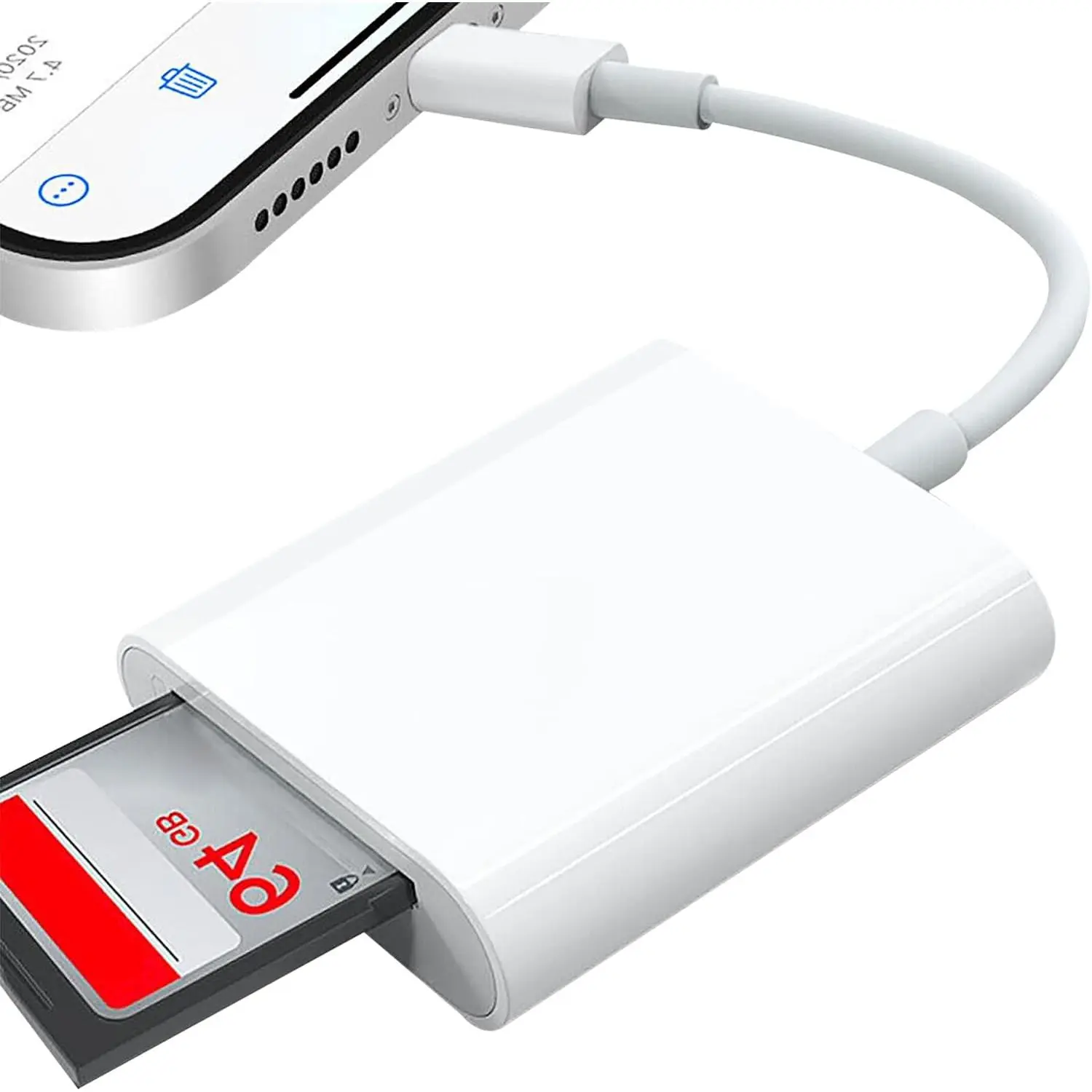 USB C SD Card Reader with 2-in-1 Design, Compact Form, Dual Slots for SD Reading Compatibility with USB-C Devices