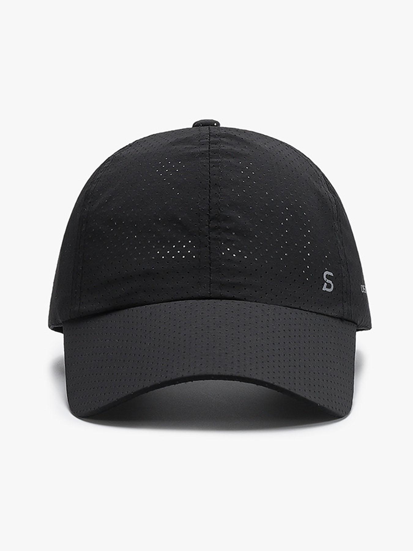 1pc Quick-Dry Performance Golf Cap with Perforated Mesh - Letter Printed Design, Trucker Hat, Adjustable Fit, 6 Colors Available, Golf Accessories, Perfect for Travel, Sports, Running, And Gift Giving