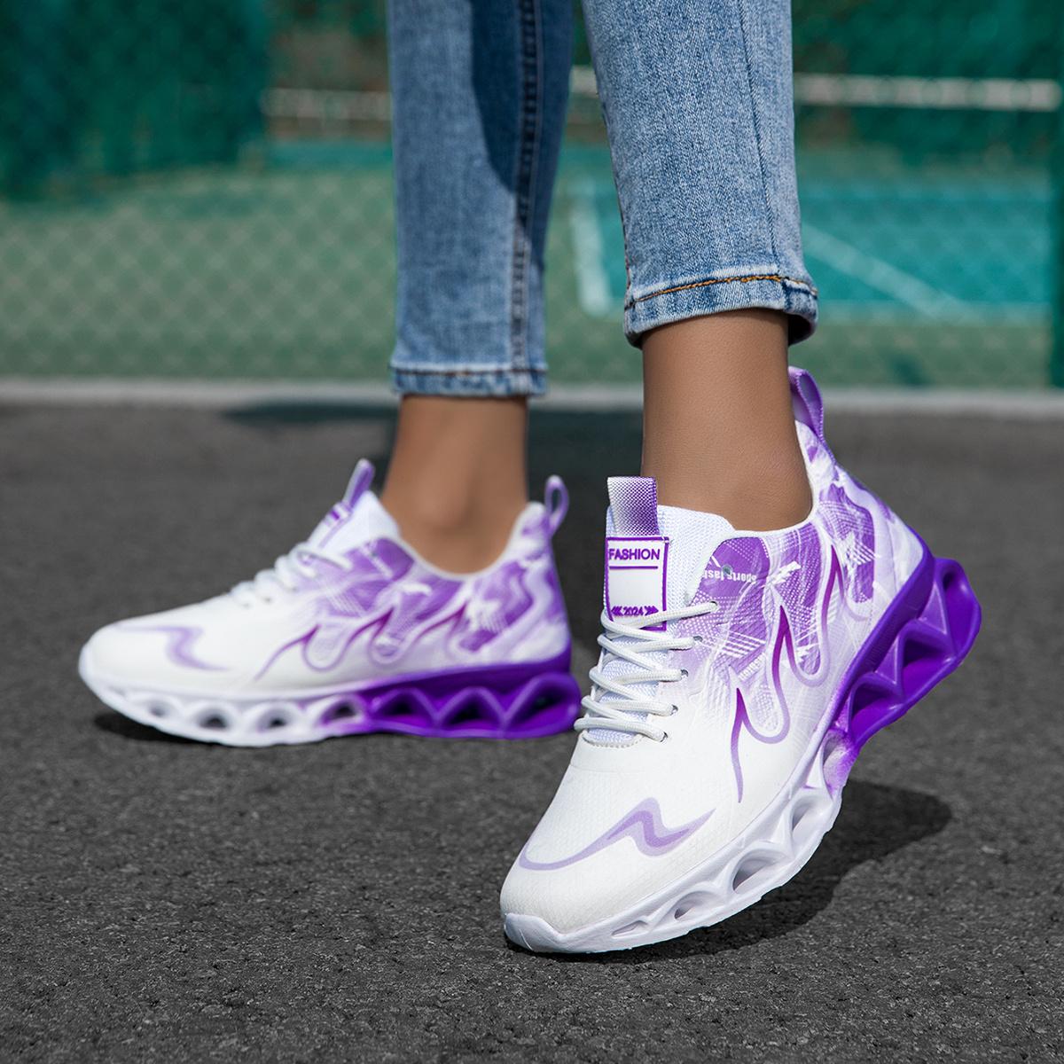 2026 New Glossy Plus Size Casual Sneakers Women's Thick Sole Platform Rocker Shoes Fashion Single Shoes 1212