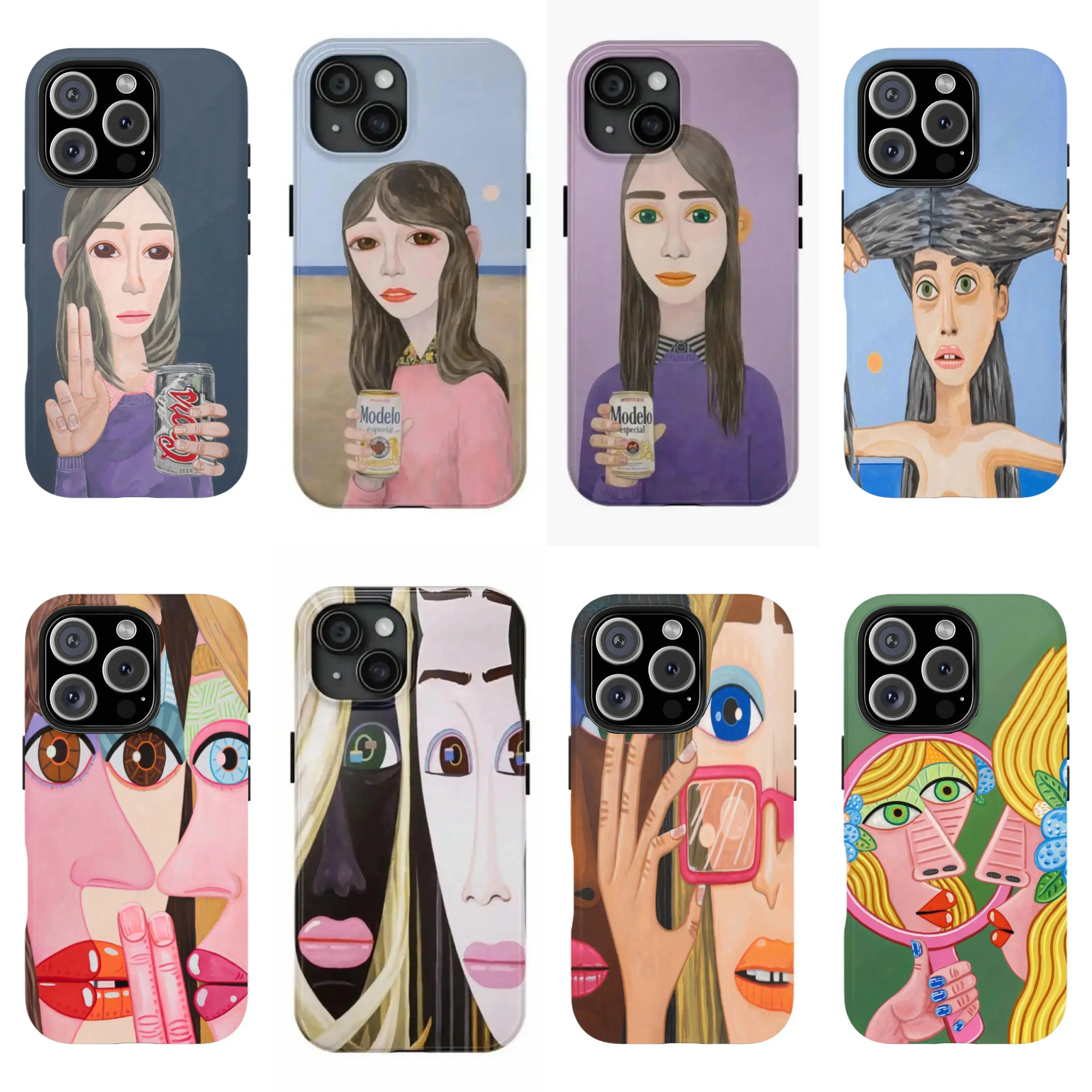 Raf Simons x Brian Calvin Themed Phone Case Premium Matte Texture, Protection, Shockproof, Anti-Drop, Anti-Fingerprint Suitable for iPhone 17-11 Pro Max/Plus and  Samsung Galaxy S23-25