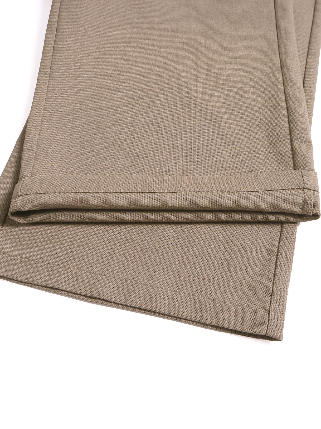 Women's Linen Wide Leg Pants, Casual Loose Pants, Casual Mid Waist Long Trousers, Comfortable Summer Fashion, One Piece Ladies Clothing