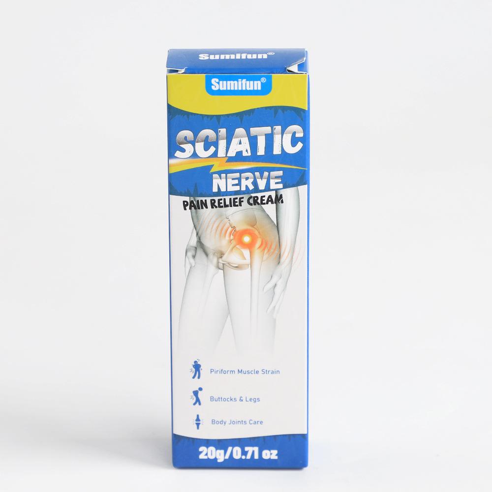 Sumifun Sciatic Nerve  Cream 20G Fast-Acting Pain  Soothing Massage for Hip Lower Back Joint Discomfort Muscle Relaxation Balm Lipoma Removal Hydrating sensitive skin relief