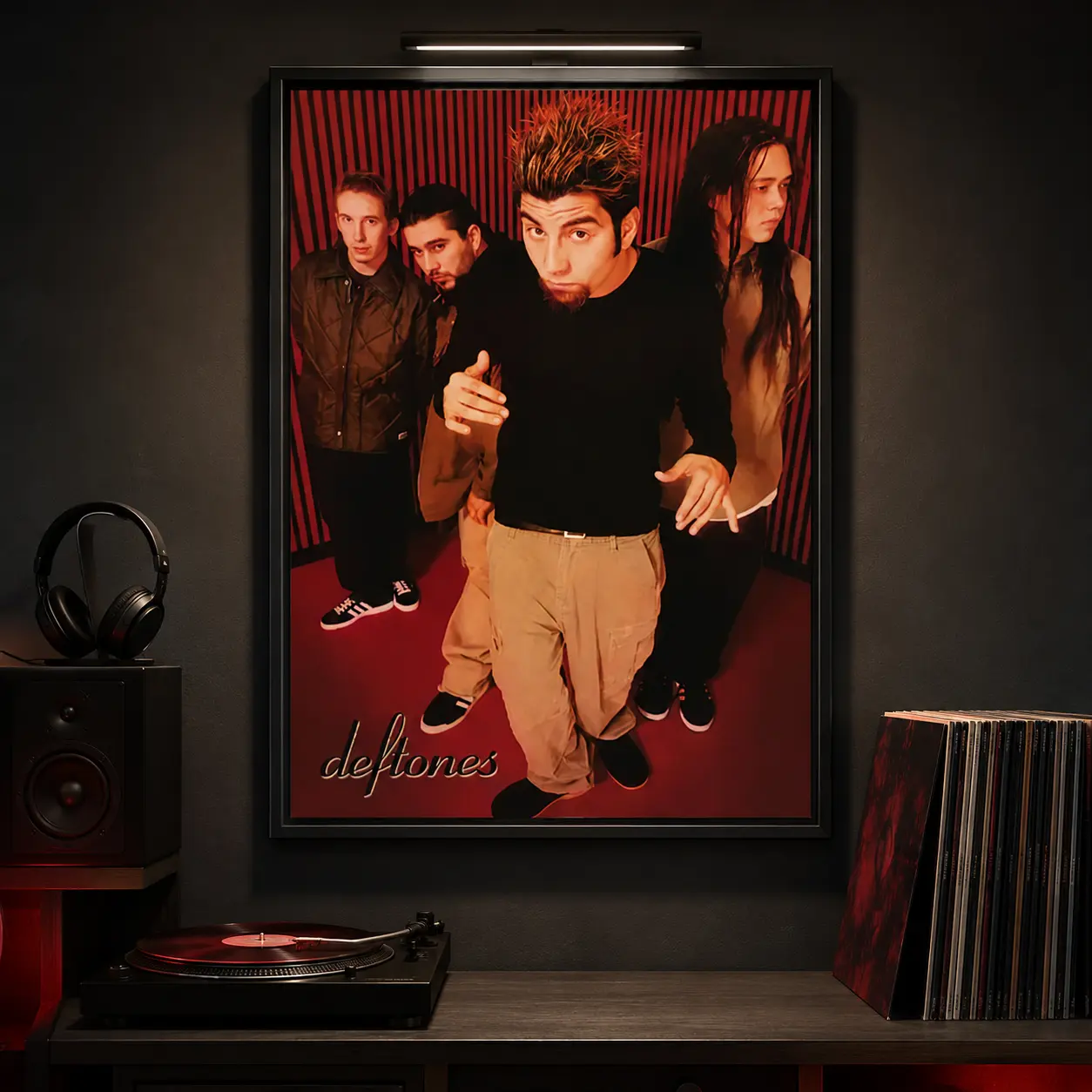 POSTER : MUSIC: DEFTONES  - ALL 4 POSED  -  FULL SIZE ! retro band poster album artwork poster music themed poster Vintage Concert Reprint Poster music lover