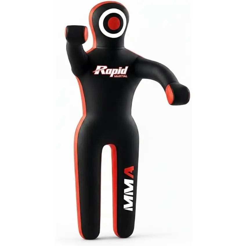 Grappling Dummy for MMA Training - 5FT/6FT Unfilled Dummy with Moveable Arms, Legs for BJJ, Wrestling, Judo Throw Practice