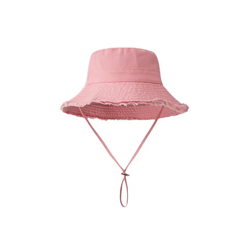 Unisex Foldable Soft Washed Cotton Bucket Hat - UV-Shield, Breathable, Vintage INS Fashion, Lightweight Comfort Headwear for Outdoor Recreation & All-Season Daily Outfits