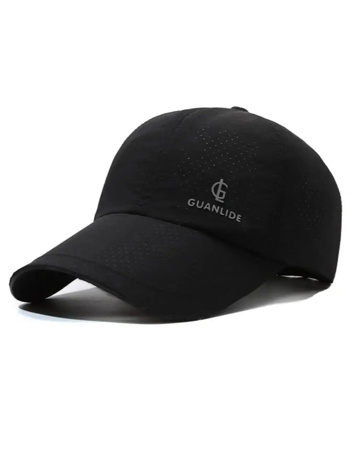 Minimalist Print Baseball Hat, UV Protection Sunshade, Unisex Street Style, All-Season Fitted Cap, Slimming Face Mask