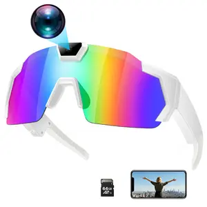 Smart sports goggles with camera, suitable for cycling, skiing, photography, and video recording