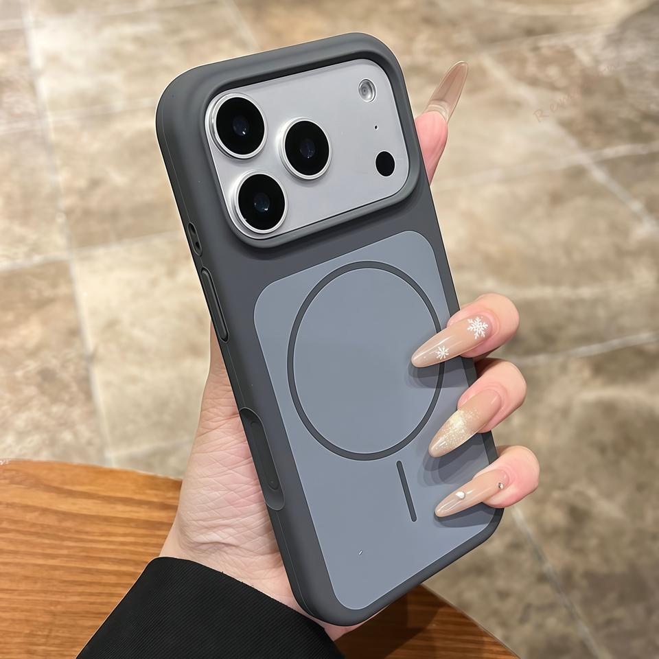 New Liquid Silicone Magnetic Phone Case For iPhone 17 Air 15 14 13 16 17 Pro Max Plus Magsafe Official Charging Protector Cover