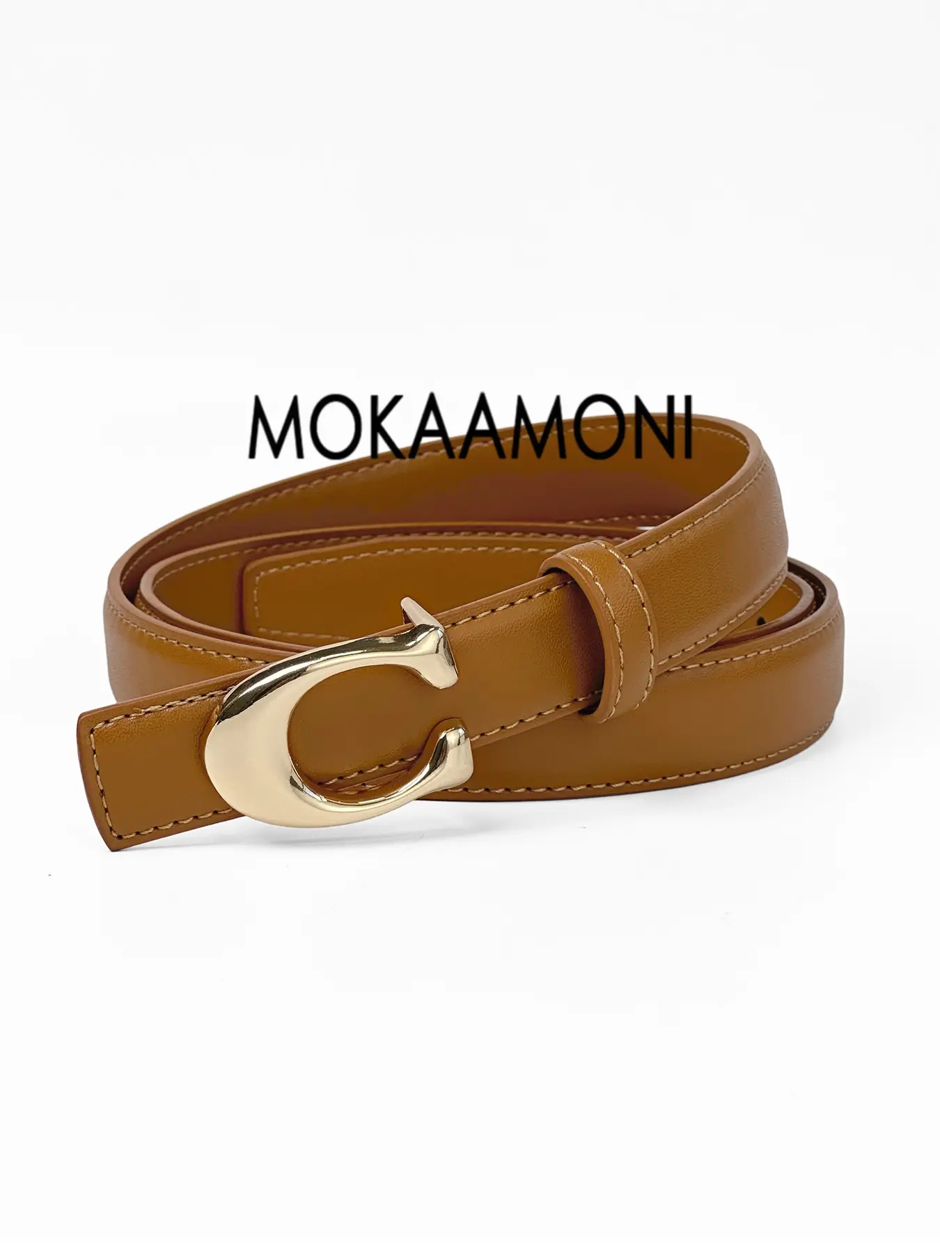 Classic Minimalist Letter Belt for Women, Fashion Alloy Buckle Design, Belts for Dresses, Versatile for Suits, Pants, and Dresses, All-Season Casual Style
