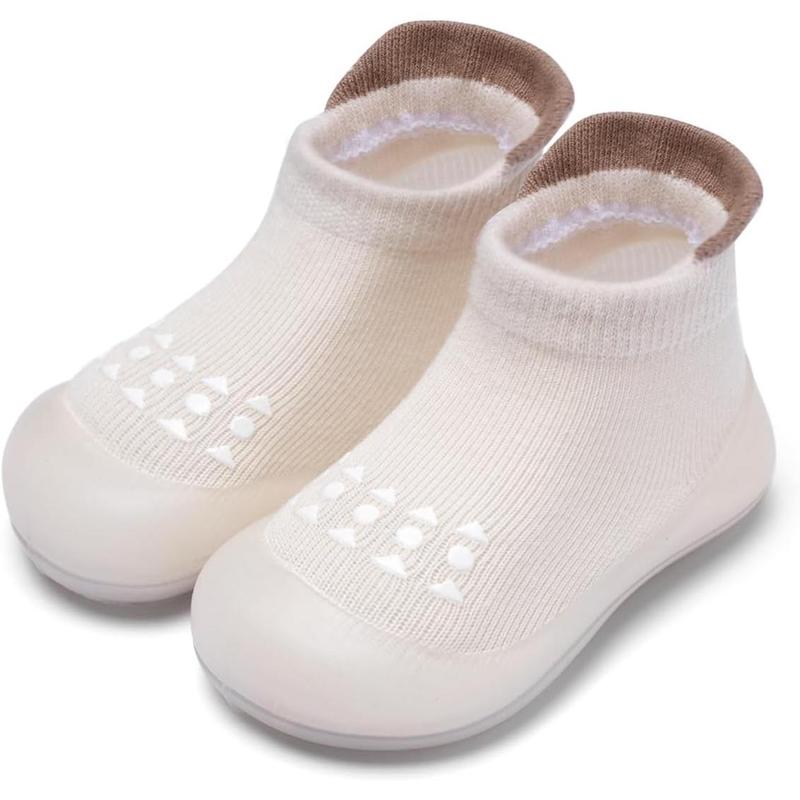 Baby Sock Shoes Baby Walking Shoes Infant Non-Slip Breathable Slippers with Soft Rubber Sole Baby Boys Girls Sneakers