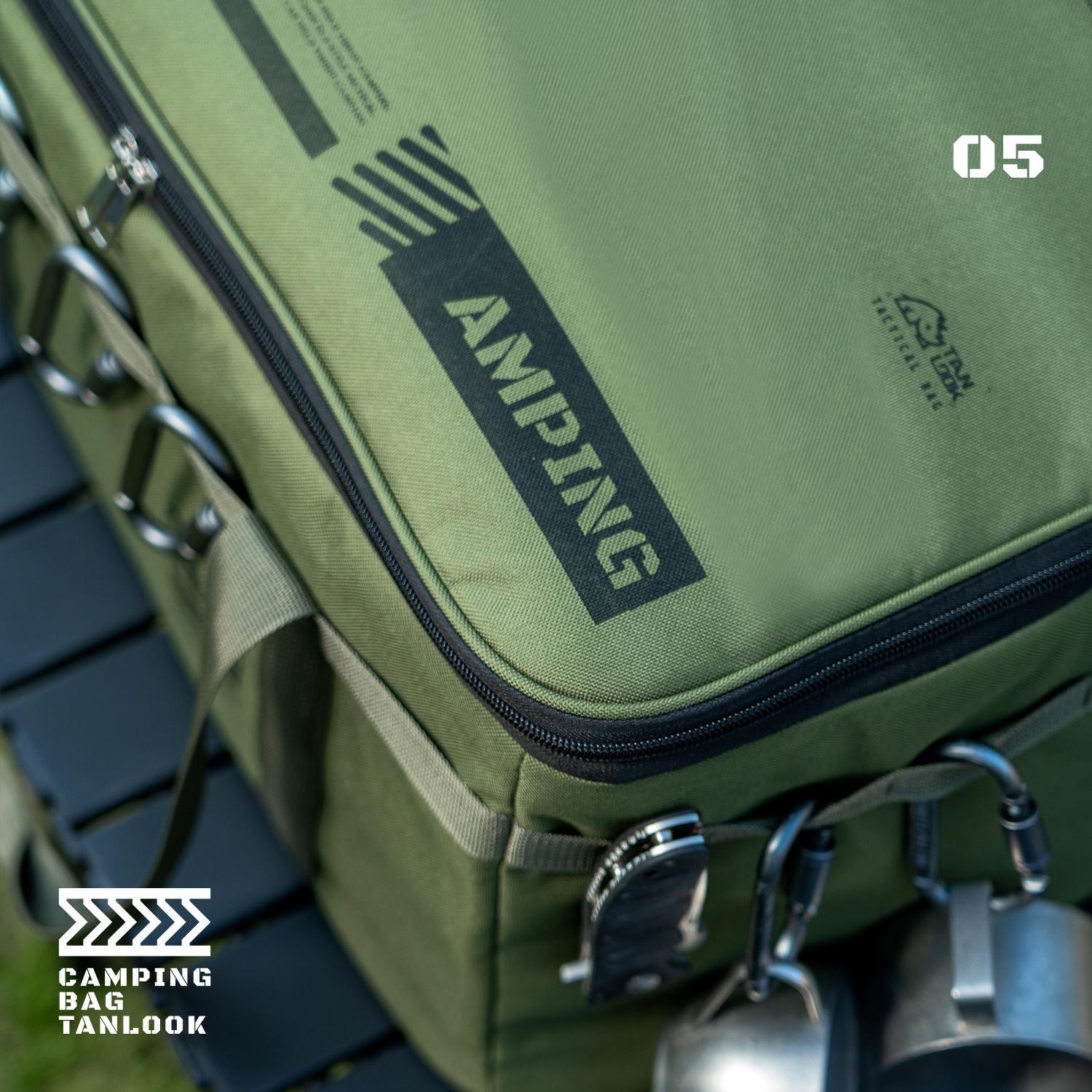 Outdoor camping insulated bag, thickened Oxford cloth storage bag, insulated and cold-keeping large-capacity lunch bag