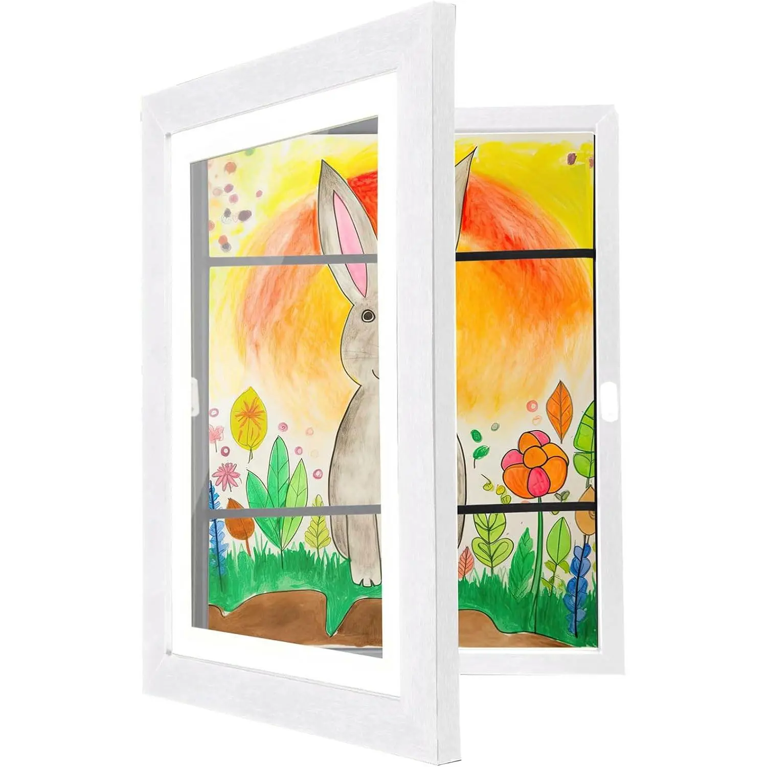 Artwork Frames - Changeable Picture Frames, 10 x 12.5 inch, Front Opening,  Decor, Up to 150 count of  Art Frame Craft Storage  Wall Decor