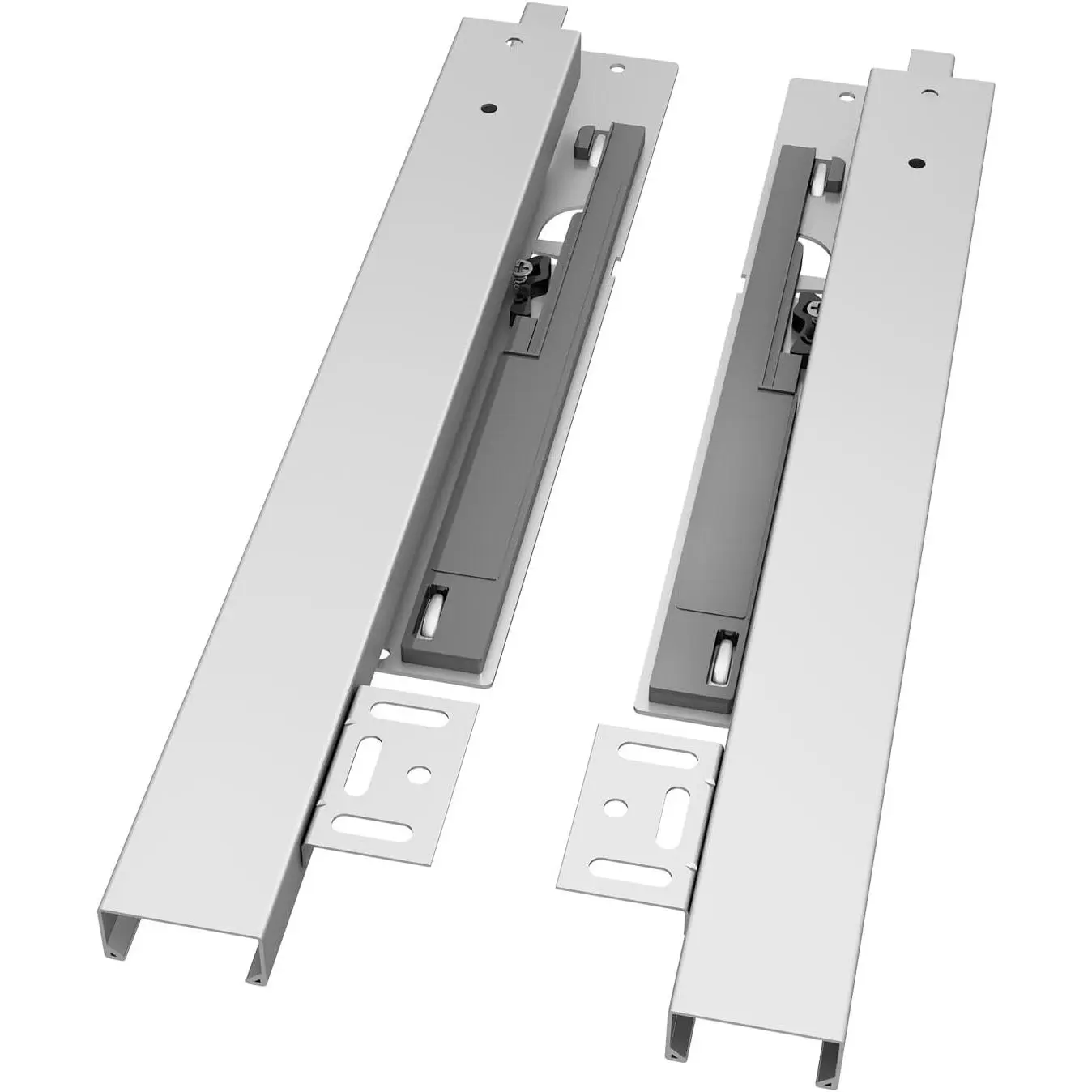 VADANIA BK54 22" Undermount Drawer Slides, Soft Close Bottom Mount with Support, 88 lb Load Capacity, 3-Fold Full Extension, Non-Detachable, 1 Pair (2-Pack)