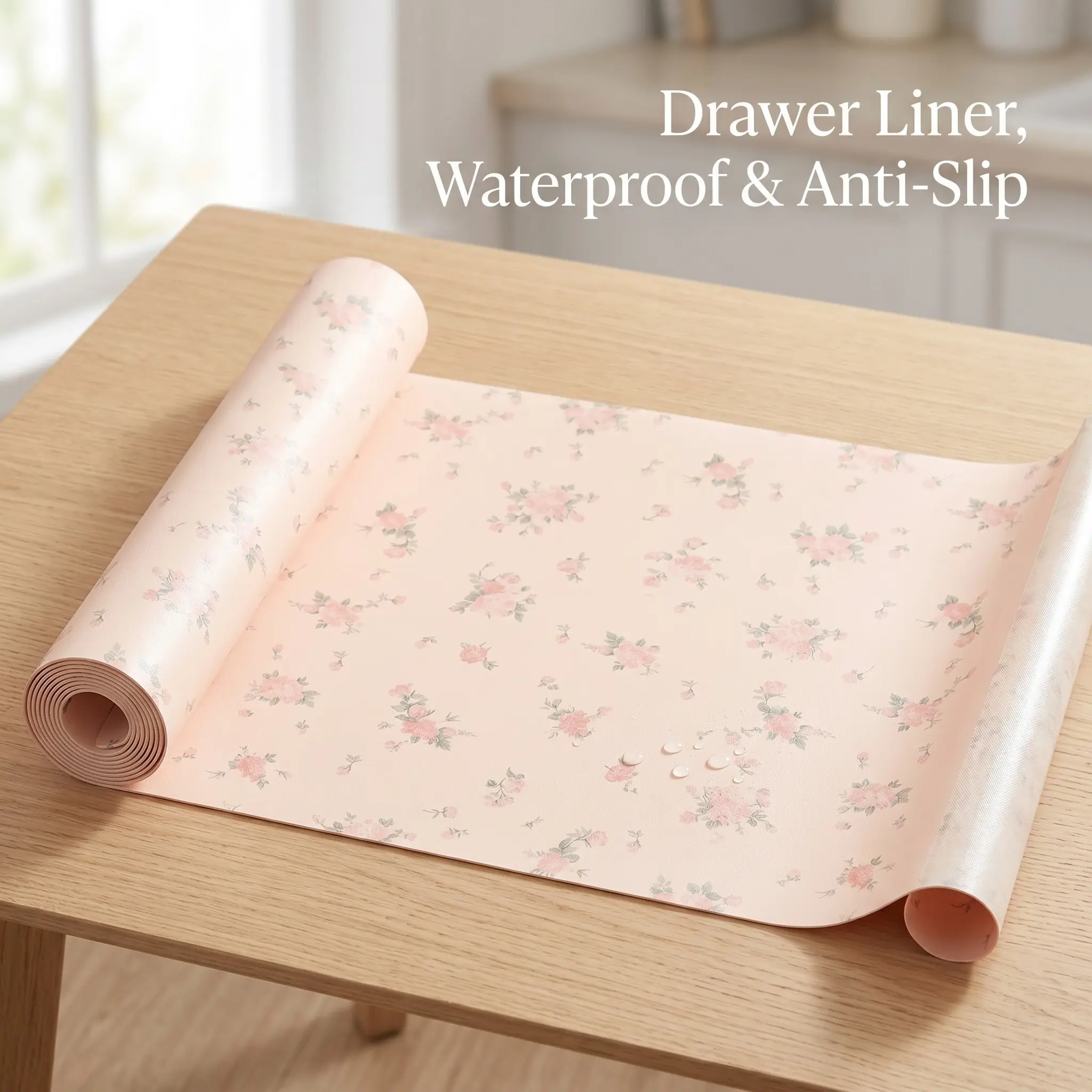 Eva Drawer Pad, Waterproof Non-Slip Kitchen Mat, Moisture-Resistant Mold-Proof Shelf Liner, Cuttable Durable Protective Pad, Eva Material