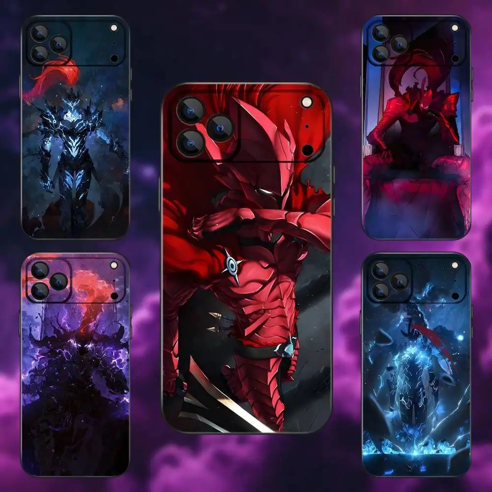 Anime Igris Custom Smartphone Case - Soft Black Casing Cover with Protection, Mobile Phone Accessories for iPhone 17 Pro MAX,16,15,14,13,12,11 Pro MAX,Air