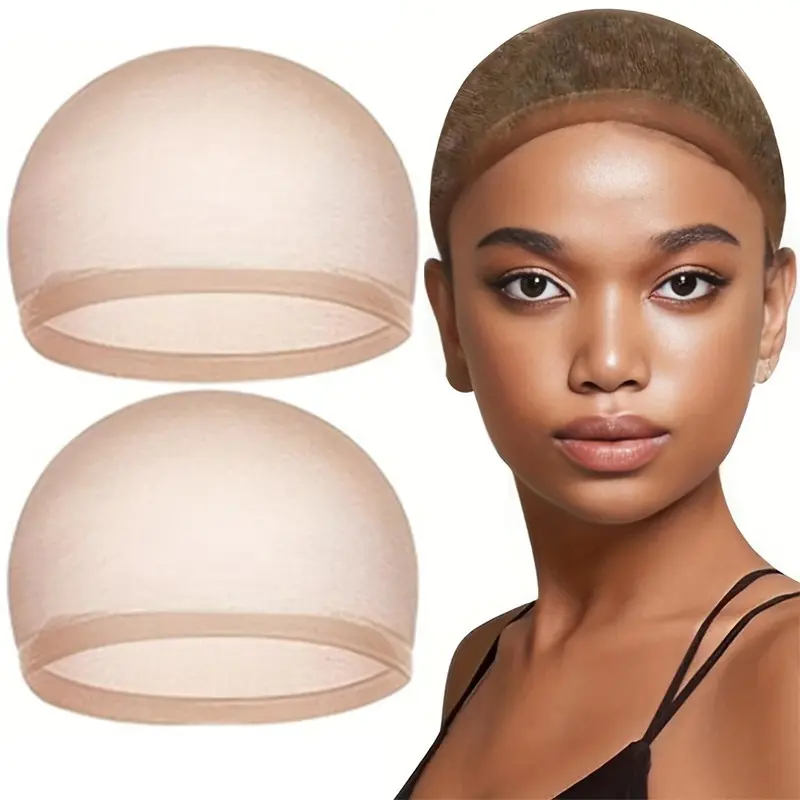 High-Definition Ultra-Thin Wig Cap, Deep Transparent Stocking Cap, Invisible Fit Breathable Nylon Lace Wig Cap for Women