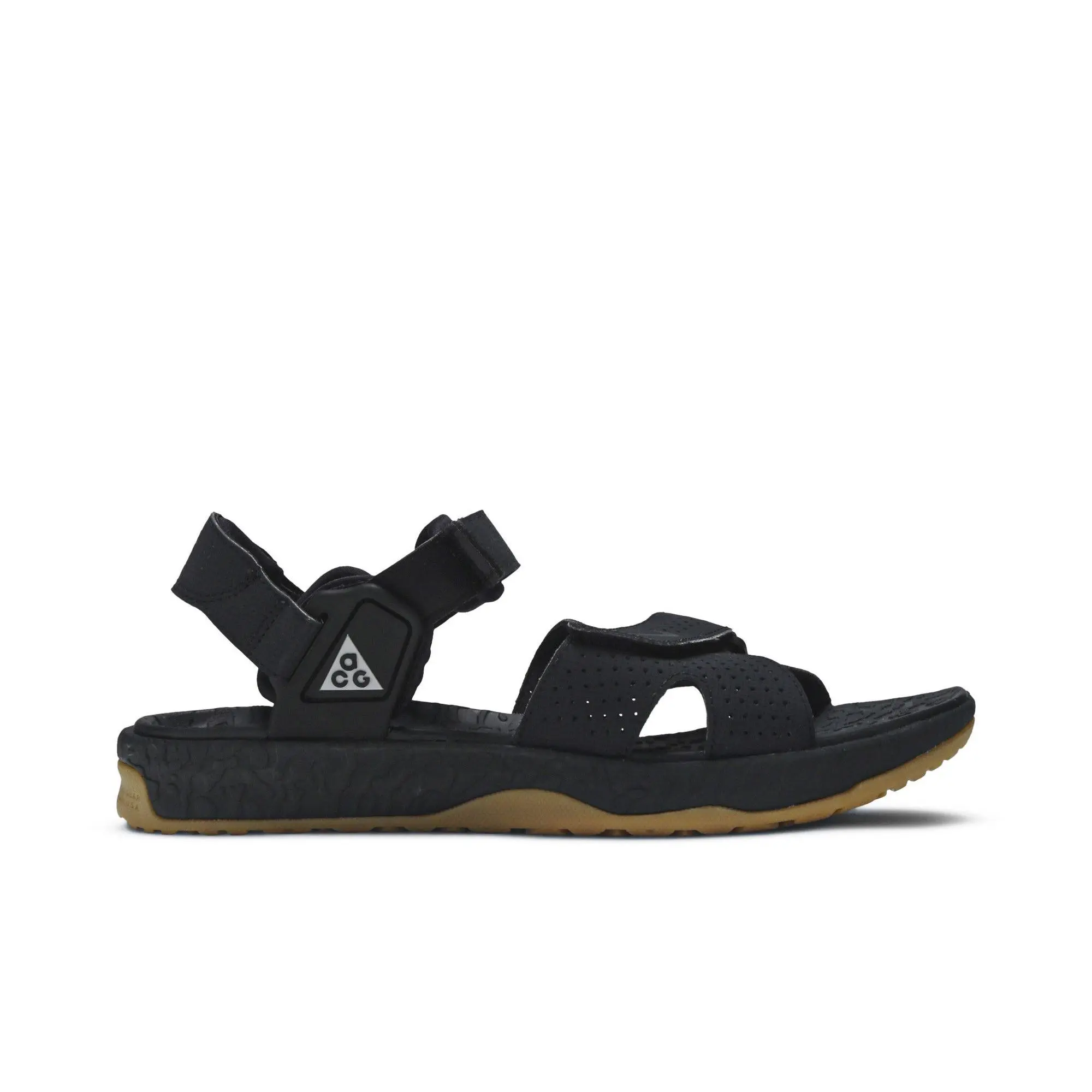 Nike ACG Air Deschutz 'Black Gum' Unisex Lace-Up Outdoor Beach Sandals, Off Noir/Black, Style Code CT3303-001