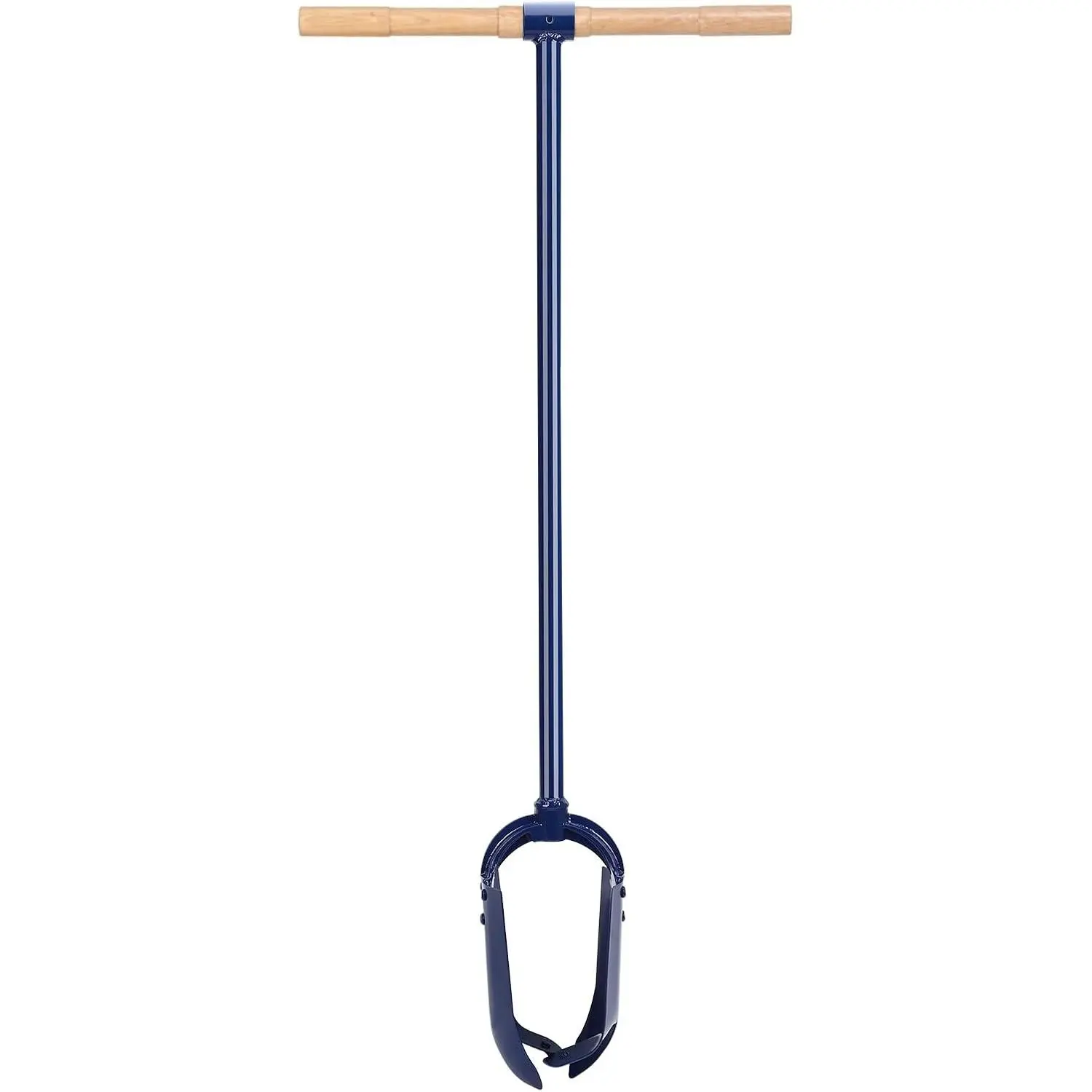 6" x 46" Hand Auger  Hole Digger - Heavy-Duty Hardwood T-Handle,Non-Slip Design,Adjustable Depth,Ideal for Fence  Installation,Tree Planting, and Garden Digging