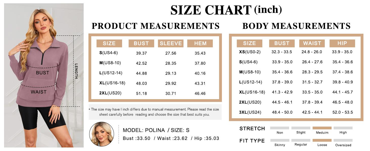 Women's Half Zip Sweatshirt Hoodless Hoodie Stand Collar Fleece Longsleeve Oversized Casual Style Pullover with Kangaroo Pocket Basic Minimalist Tops