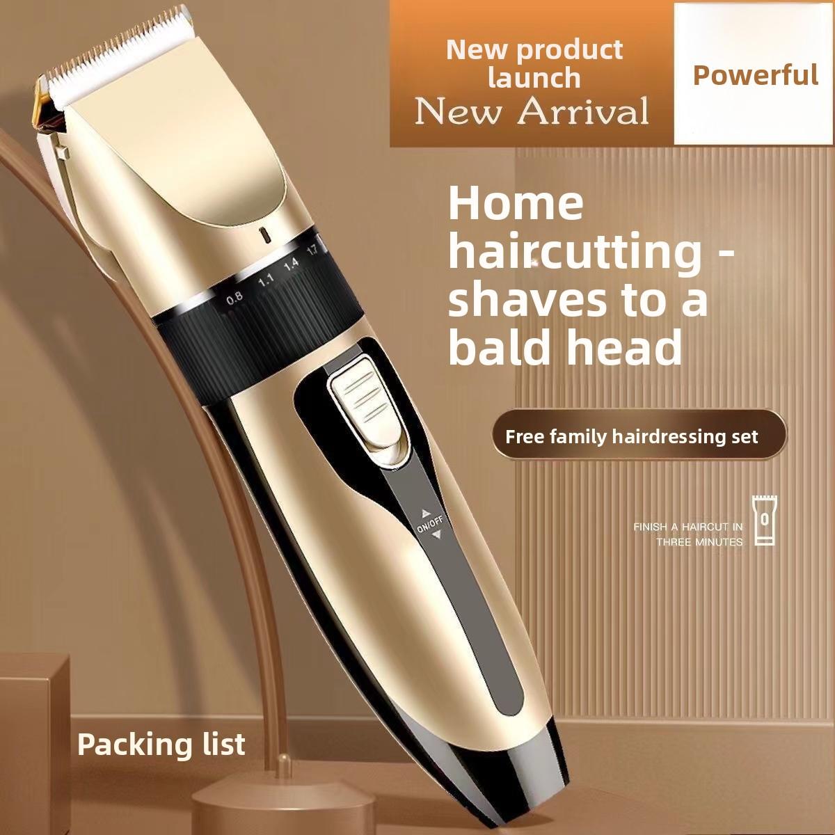 Household hair clipper, electric hair trimmer, hair cutter, hair shaving device, adult self-haircut tool, children's silent clipper